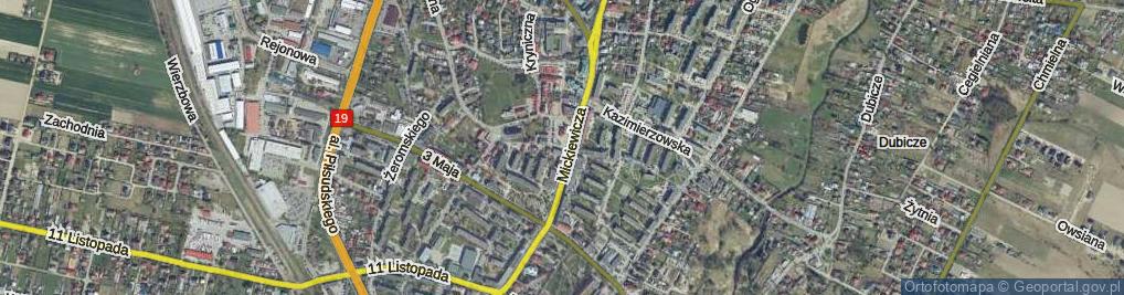 Zdjęcie satelitarne Plac Jana Pawła II pl.
